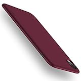 X-level iPhone XR Case,Slim Fit Soft TPU Matte Surface Ultra Thin Phone Case for Women Light Full Protective Back Cover Compatible Apple iPhone XR (2018) 6.1 inch-WineRed