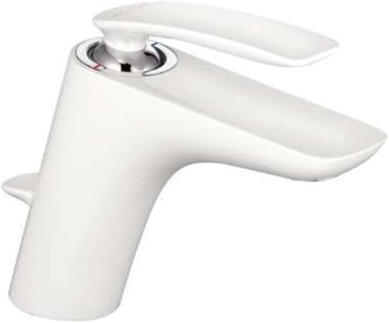 KLUDI BALANCE basin mixer DN 10 with pop white/chrome 520 239 175