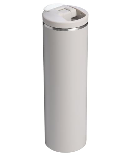 Image of STANLEY Transit FlipTop Mug | Leakproof Coffee Travel Cup | Vacuum Insulated Stainless Steel | Stays Hot or Cold for Hours | BPA-Free | 20 oz | Ash