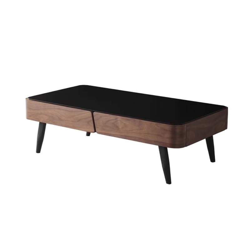 Image of Living Room Coffee Table Small Living Room Coffee Table Nordic Glass Coffee Table Simple Modern Storage Tea Table Small Side Table for Small Spaces