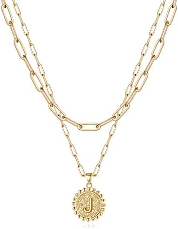 Yoosteel Valentines Gifts for Women Her - Gold Layered Initial Ne...