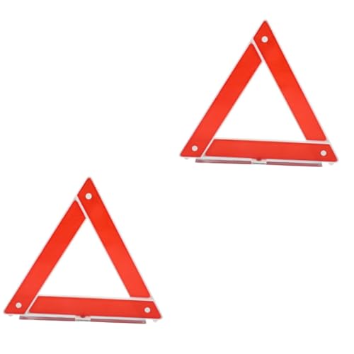 Kit de 2 Triángulos Reflectivos de Advertencia para Vehículos miniatura 1