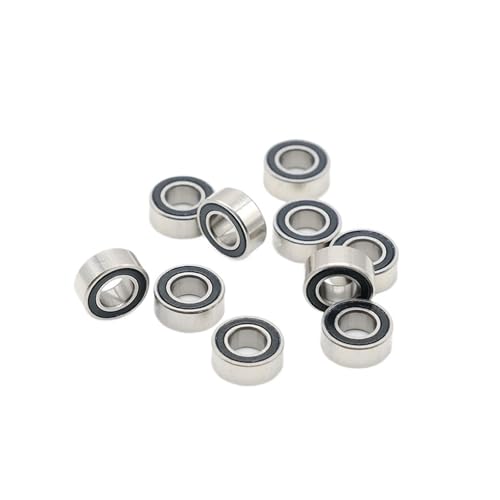 Rodamientos de bolas ABEC-7 MR105RS miniatura con doble sello de goma, 10 unidades 6