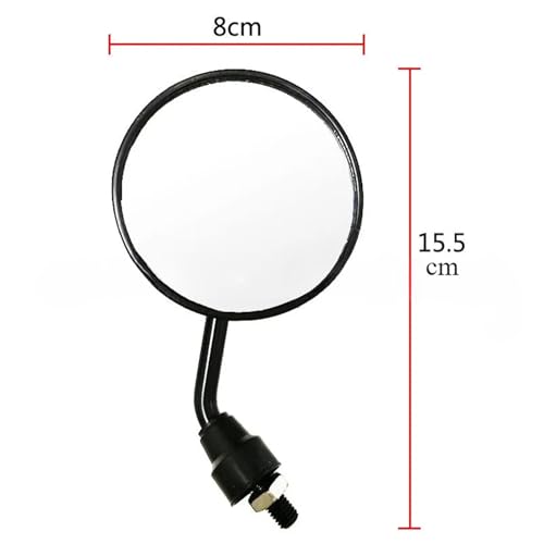 Espejos retrovisores motocicletas con cristal óptico para JOG50 2