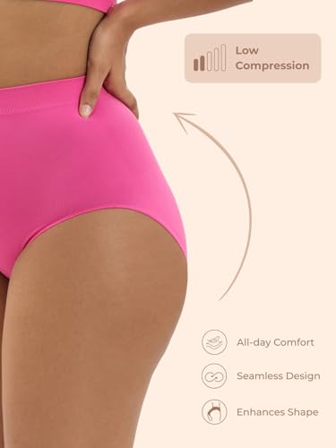 Image of UNDERNEAT Womens High-Waist Brief | Tummy Control Shaper Brief | All Day Shaping and Comfort| Tummy Tucker Panties for Women | Seamless Shapewear Bodyshaper