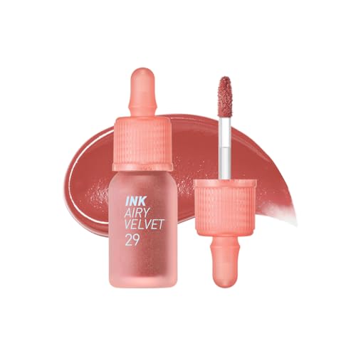 Image of Peripera Ink Airy Velvet Lip Tint | Lightweight, Highly Pigmented & Long-Lasting Lip Color | Soft Velvety Finish, Moisturizing, Safe for Sensitive Lips, K-Beauty Makeup (029 WHAT ARE YOU FIG?)