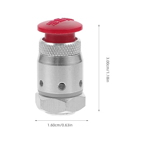 Válvulas de alivio para olla de presión Healifty acero inoxidable miniatura 2