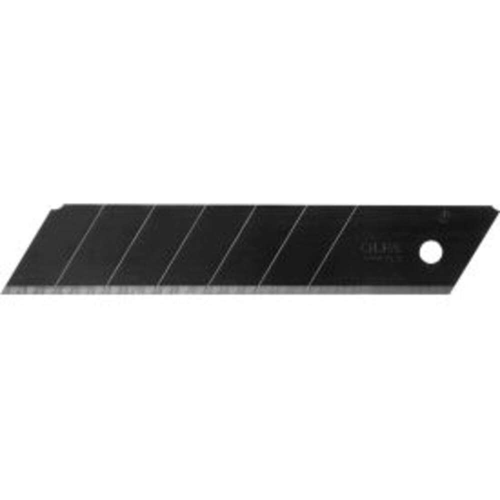 Lames Olfa 25 mm de rechange noires pour découper le carton et la moquette sans effort