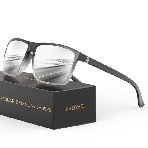 Image of KALIYADI Sunglasses for Mens Polarized-Sunglasses: Men Sun Glasses with UV400 Protection for Driving Fishing Golf
