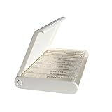 MEDICASE Exklusive & Diskrete Tablettenbox 7 Tage | Dänisches Design | Hohe Qualität & Langlebigkeit | Für Heimgebrauch & Unterwegs | Kleine Dispenser mit 4 Fächern, Wochentage auf Deutsch | Cremeweiß