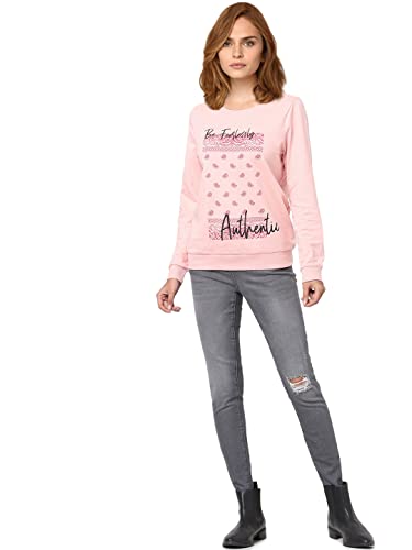 Image of VERO Moda Women's Cotton Round Neck Sweatshirt