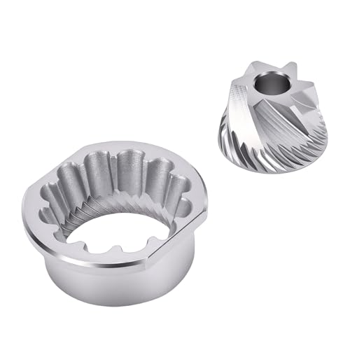 MENDUNER Juego de Fresas para Molinillo de café Mejorado, Disco de Molienda de Acero Inoxidable, Repuesto para una Taza de café Sabrosa en Todo Momento