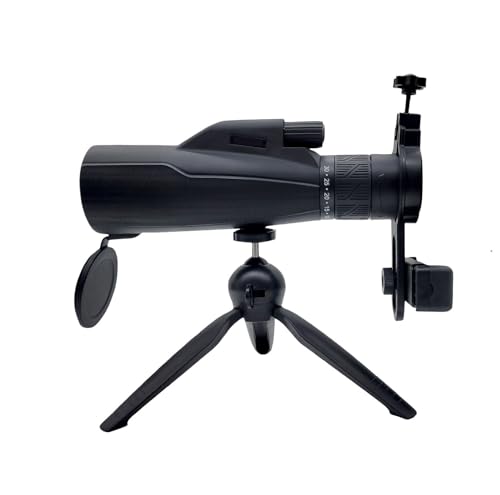 Image of CRULAC Monocular Telescope, 10-30x50 HD High Power, Waterproof Zoom Monocular with Smartphone Adapter, Tripod for Bird Watching, Hiking, Travelling