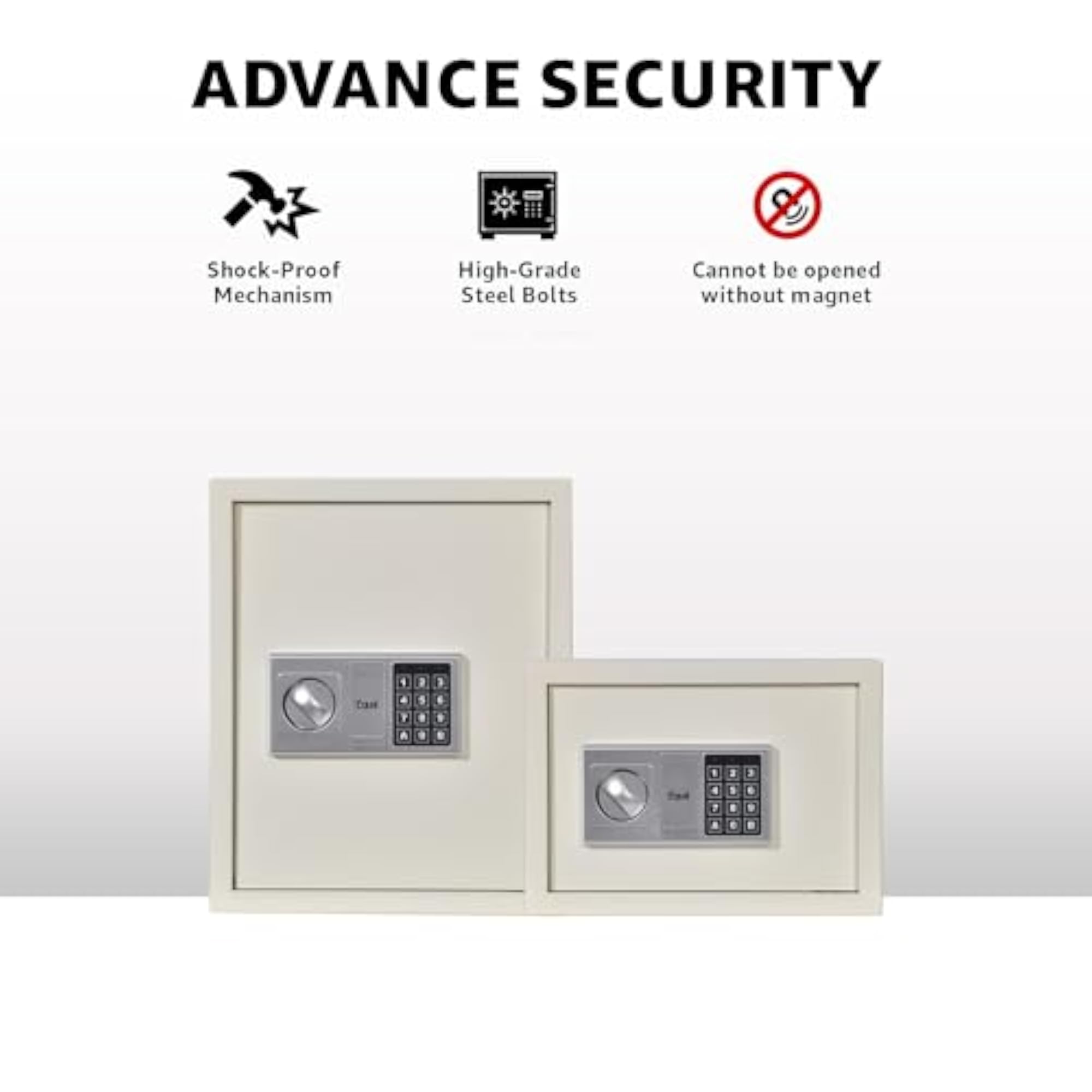 Retro Safe Locker for Home with Digital PIN Code