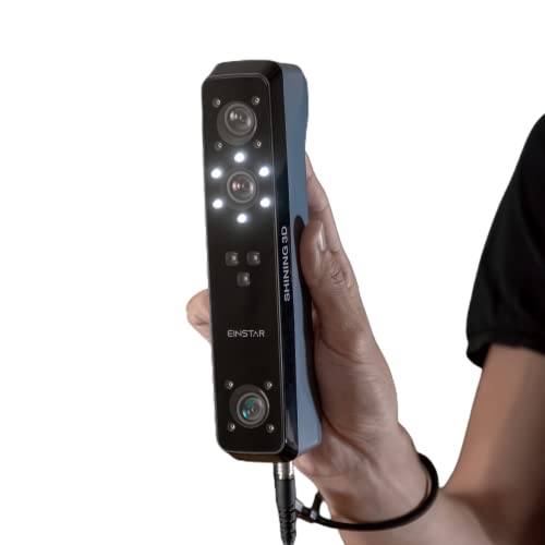 Shining 3D Einstar Scanner 3D portable avec technologie d'amÃ©lioration axÃ©e sur les dÃ©tails pour scanner les cheveux et le corps, scanner 3D de haute qualitÃ© pour imprimante 3D