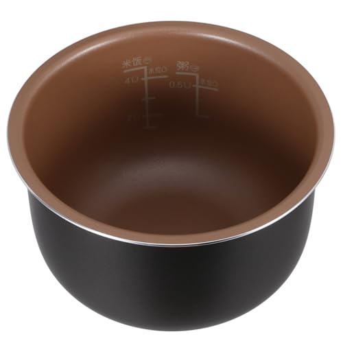 BRIGHTFUFU Rice Cooker Liner Cooker Replacement Pot Inner Pot for Rice Cooker Rice Cooker Inner Pot Electric Cooker Liner Inner Cooking Pot Kitchen Gadgets Rice Cooker Pot 304 Stainless Steel