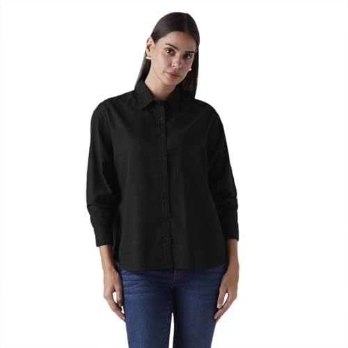 Image of Levi's Women's Solid Relaxed Fit Shirt
