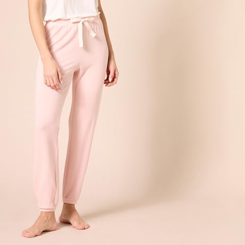 Image of Amazon Essentials Women's Drawstring Pajama Jogger Lounge Pants, Lightweight Terry, Plus Size