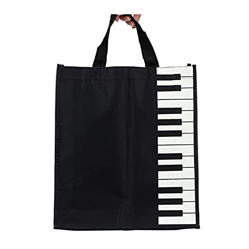 Sac à main de type cabas robuste au motif Piano Keys BOLZAN WZUNHUANG - 3