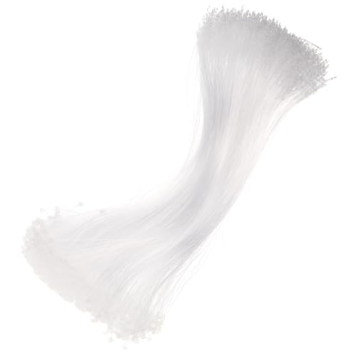 DECORNIJIA 1000 Stück Transparente Kunststoff sicherheitsfäden mit Rundkopf Snap Lock Schnellverschluss Leichte Etikettenhalter für Kleidung Schmuck Schuhe Taschen Einfaches Befestigen ohne