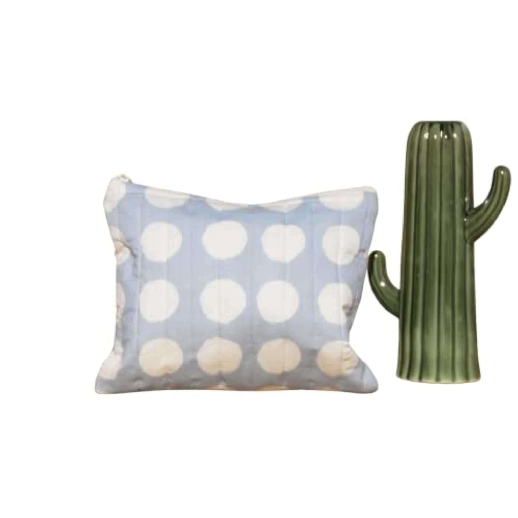 Multipurpose Blue Polka Dot Utility Pouch Set