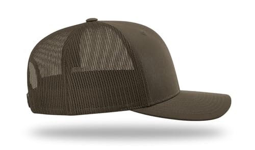 Image of Richardson 112 Trucker Hat - Premium Adjustable Snapback Hat - Structured Six Panel Richardson Blank Caps