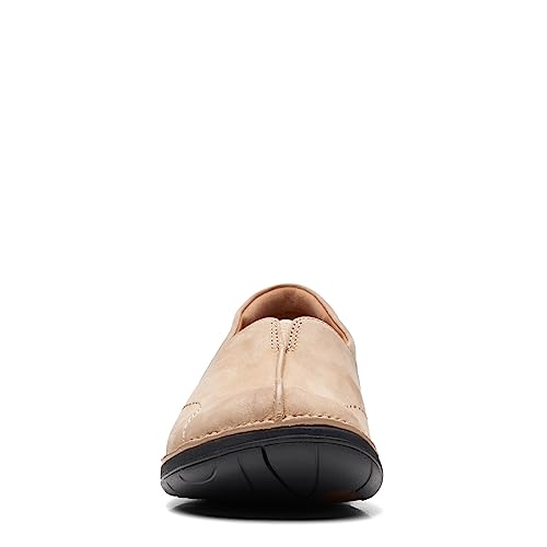 Clarks Clarks Women's Un Loop Stride Loafers, Nougat Nubuck, 9 M