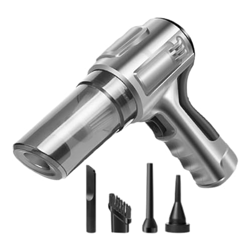 Car Vacuum Cleaner – Rechargeable Vacuum, Portable Upholstery Cleaner | Lightweight Wireless Dust Extractor for Car Boot Seats, Small Vacuum for Sofa Bed Pillow, High Suction Device for Pet Dandeerr