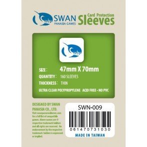 Amazon.com: Swan Card Sleeves (47x70mm) - 160 Pack, Thin Sleeves