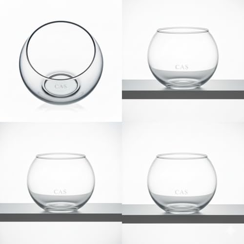 Image of CAS 1L to 14L Glass Fish Bowl (12 INCH (Premium), Glass Bowl, Without Neck) 13.6L