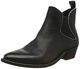 Forma del tacón: plano Replay Alles, Botas Estilo Motero Mujer, Negro (Black 3), 41 EU