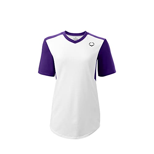 EvoShield Youth E810 V-Neck Pullover Jersey, Purple - Large