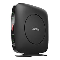 【Amazon.co.jp限定】 バッファロー WiFi ルーター 無線LAN 最新規格 Wi-Fi6 11ax / 11ac AX3200 2401+800Mbps 日本メーカー 【iPhone13/12/11/iPhone SE(第二世代) PS5 メーカー動作確認済み】 エコパッケージ WSR-3200AX4S/NBK