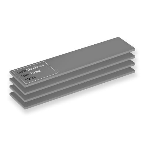 ARCTIC TP-4 Wärmeleitpad: Premium Performance Thermal Pad 4 Stück 120x20x1 0 mm (stapelbar bis 2 0 mm ohne Leistungsverlust) Hohe Leistung sehr weich Gap-Filler Überbrückung von Unebenheiten