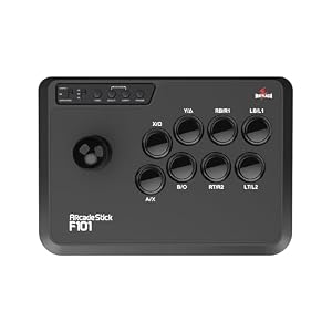 MAYFLASH Arcade Fighting Stick F101 für Switch/Switch 2, PC Windows, PS3, Android, NeoGeo mini, SEGA MEGA Drive mini, GENESIS mini