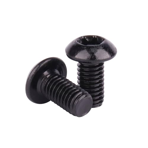 Image of 12PCS Stainless Steel Black Bolts Torx T25 M5x10 12mm Bicycle Bike Disc Brake Cycle Rotor Screws (M5x10mm)