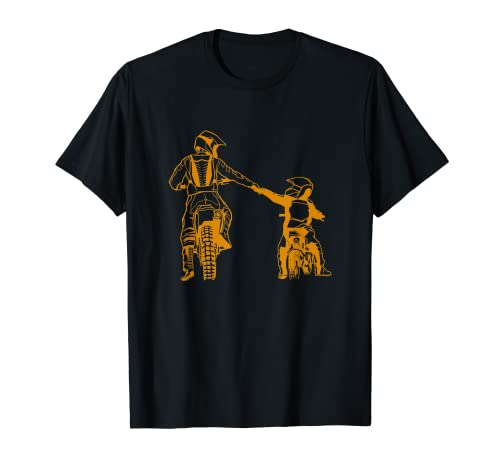 Vai in moto da supercross? Prendi il design cool per ogni motociclista di motocross che ama il motocross e la guida in pista. Perfetto per padre e figlio.
