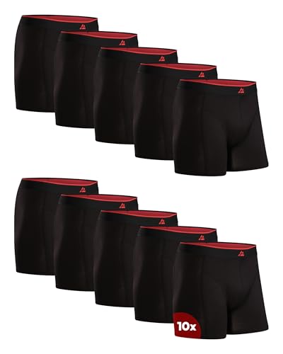 DANISH ENDURANCE Calzoncillos Hombre Boxer de Bambú, con o Sin Bragueta, Suaves y Elásticos, 3 o 10 Pack