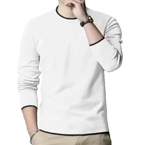 Image of Diaz Men Full Sleeve Cotton T Shirt | 100% Pure Cotton Solid Round Neck Tee| Regular Fit Comfortable Soft Fabric T Shirt |Casual Wear, Office Wear, Gym Wear, Travel & College Outfit-Pack of 1