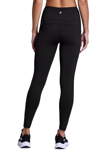 RBX Fleece Lined Leggings for Women, Full Length Outdoor Fleece Legging with Zipper Pockets for Running, Hiking3