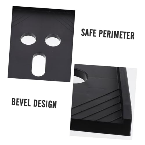 Soporte móvil para CPU con ruedas ajustables, elevador para torre de computadora de escritorio, soporte para torre de PC de plástico para oficina y hogar miniatura 3