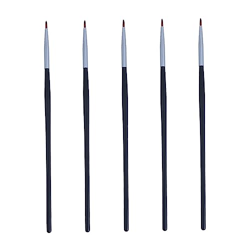 CTIRCHIU 5 Pièces Pinceau à Lèvres Eyeliner Applicateur De Maquillage Pour Eye-liner Masque à Lèvres Outils Cosmétiques