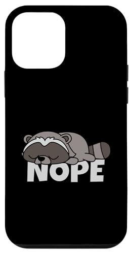 Lazy Raccoon Racoon Not Today Nope �A���C�O�} �X�}�z�P�[�X iPhone 12 mini �p