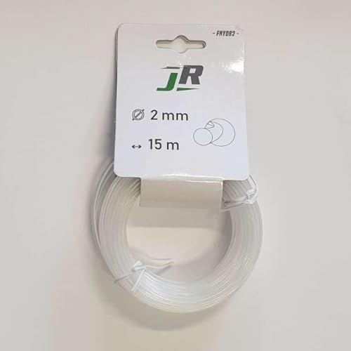JR FNY082 - Filo di Nylon da Giardino, 2 mm, Rotondo