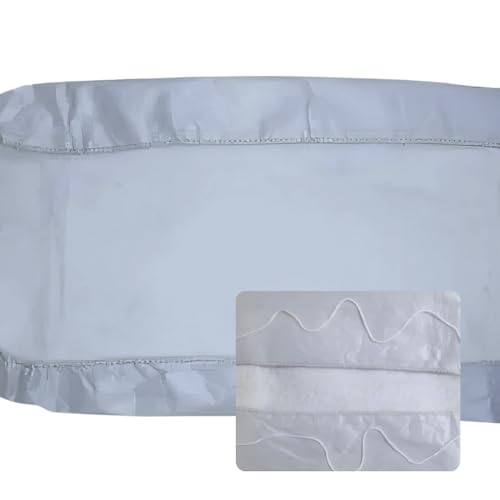 Capa Forro Térmico Ajustavel para Tábua de Passar Roupa Superfície Aluminizada Cinza Grande 0,40 x 1