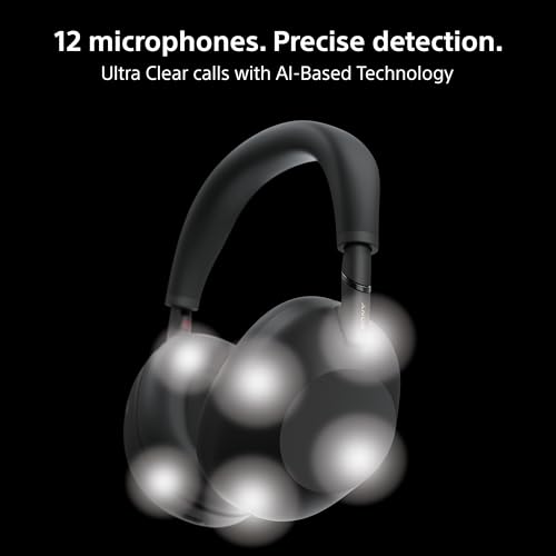 Image of Sony WH-1000XM6 The Best Wireless Noise Canceling Headphones, HD NC Processor QN3, 12 Microphones, Adaptive NC Optimizer, Mastered by Engineers, Studio-Quality-Platinum Silver