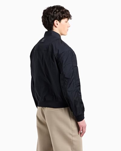Armani Exchange Men's Logo Patch Pocket Bomber Jacket4