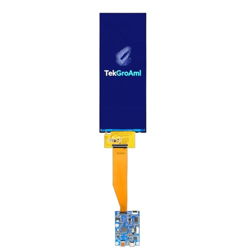 Image of TekGroAml 6.8 Inch Display Kit, 480x1280 LCD Screen & HDMI Driver Board | for Embedded Display Projects ,Maker Dashboards,DIY CPU GPU Temperature Computer PC Case Display