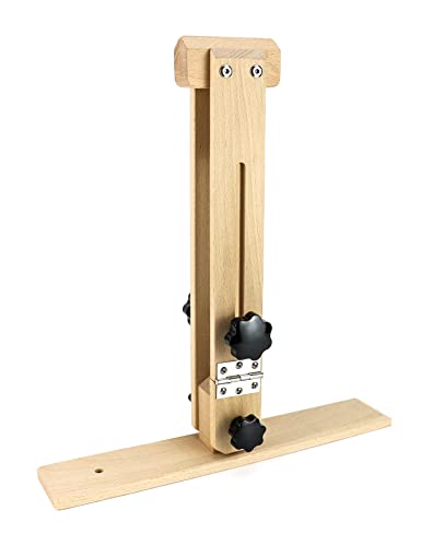 QWORK Leather Stitching Pony Leather Craft Hand Stitching Pony Horse Improved Wood Table Desktop Pony Horse Clamp for Leather Clamping DIY Hand Stitching