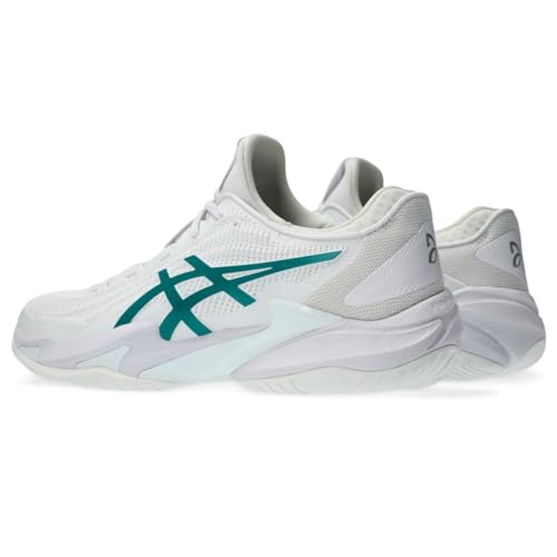 ASICS Court Ff 3 Novak Tênis masculino, Branco/verde escuro, 46